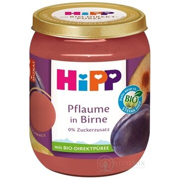 HiPP Príkrm BIO Hrušky a slivky ovocný (od ukonč. 4.-6.mesiaca) 1x160 g obrázok