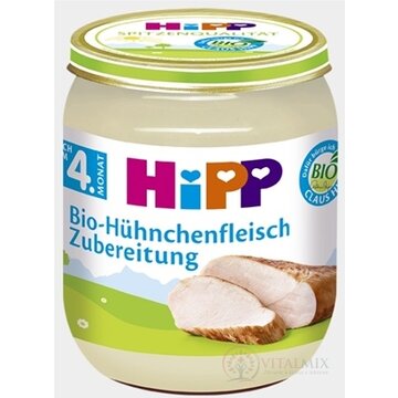 HiPP Príkrm BIO Kuracie mäso - pyré mäso (od ukončeného 4. mesiaca)(Bio-Hühnchenfleisch) 1x125 g obrázok