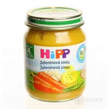 HiPP Príkrm Zeleninová zmes zeleninový (od ukonč. 4. mesiaca) 1x125 g obrázok