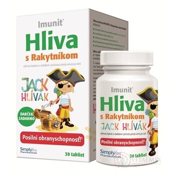 HLIVA s Rakytníkom JACK HLIVÁK - Imunit tbl pre deti 30 ks + Darček zadarmo, 1x1 set obrázok