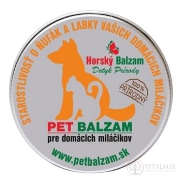 Horský - PET - BALZAM pre domácich miláčikov (psov a mačky) starostlivosť o labky a ňufák 1x30 ml obrázok