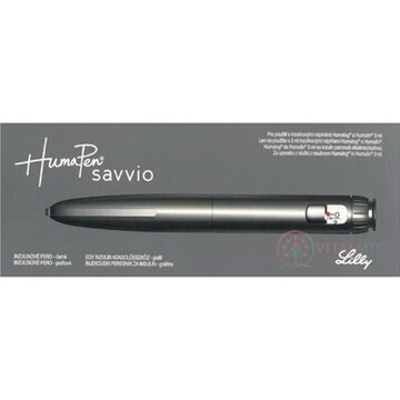 HumaPen Savvio, inzulínové pero grafitové, aplikátor inzulínu pre 3 ml náplne, 1x1 ks obrázok