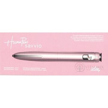 HumaPen Savvio, inzulínové pero ružové, aplikátor inzulínu pre 3 ml náplne, 1x1 ks obrázok