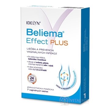 Idelyn Beliema Effect PLUS tablety vaginálne 1x7 ks obrázok