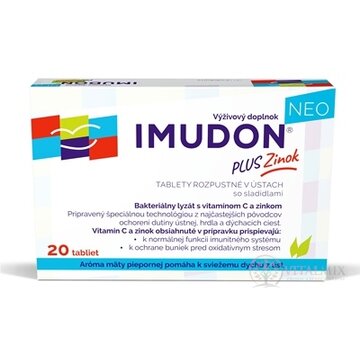 IMUDON NEO plus Zinok tbl oro so sladidlami 1x20 ks obrázok