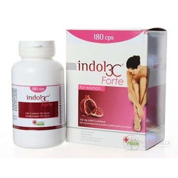 INDOL3C FORTE for woman cps trojmesačná kúra 1x180 ks obrázok