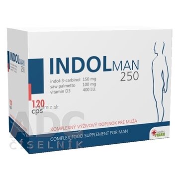 INDOL MAN 250 cps (pre mužov) 1x120 ks obrázok