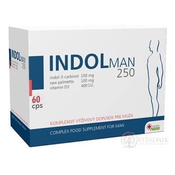 INDOL MAN 250 cps (pre mužov) 1x60 ks obrázok