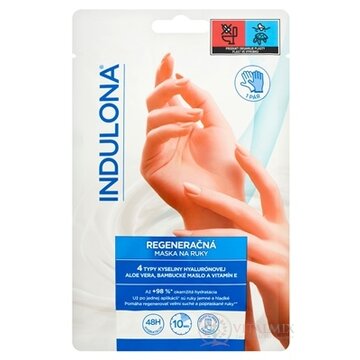 INDULONA Regeneračná maska na ruky rukavice 1x1 pár obrázok