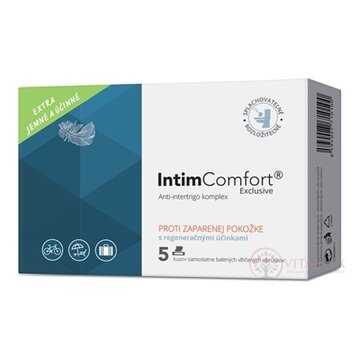 INTIMComfort Vlhčené obrúsky anti-intertrigo komplex 1x5 ks obrázok
