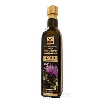 IREL Olej z pestreca mariánskeho GOLD za studena lisovaný 1x500 ml obrázok