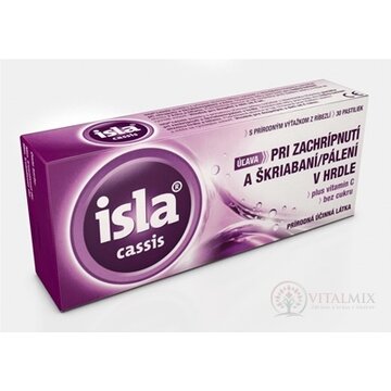 ISLA CASSIS plus vitamín C, pastilky 1x30 ks obrázok
