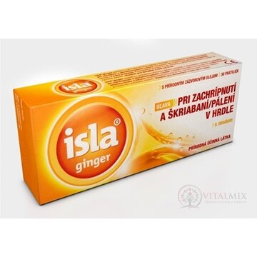 ISLA GINGER pastilky s medom, 1x30 ks obrázok