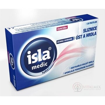 ISLA MEDIC hydro+ čerešňa pastilky 1x20 ks obrázok