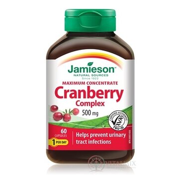 JAMIESON BRUSNICE cps (komplex 500 mg) 1x60 ks obrázok
