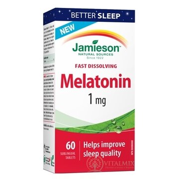 JAMIESON MELATONÍN 1 MG tablety rozpustné 1x60 ks obrázok