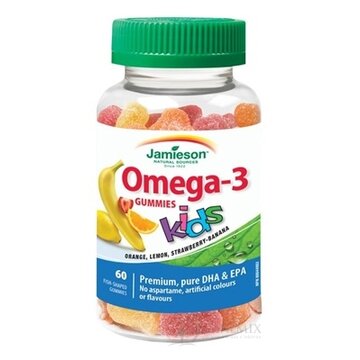 JAMIESON OMEGA-3 KIDS GUMMIES želatínové pastilky 1x60 ks obrázok