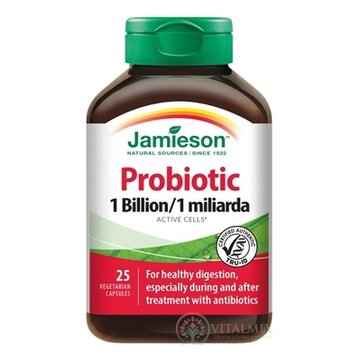 JAMIESON PROBIOTIC 1 MILIARDA cps zmes bakteriálnych kultúr - 5 kmeňov 1x25 ks obrázok