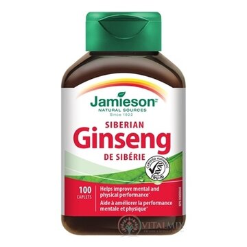 JAMIESON SIBÍRSKY ŽENŠEN 650 mg tbl 1x100 ks obrázok