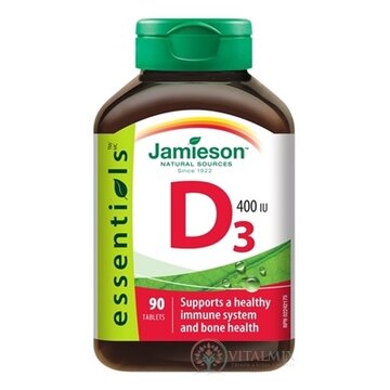JAMIESON VITAMÍN D3 400 IU tbl 1x90 ks obrázok