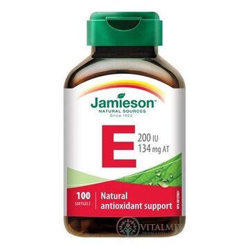 JAMIESON VITAMÍN E 200IU cps 1x100 ks obrázok