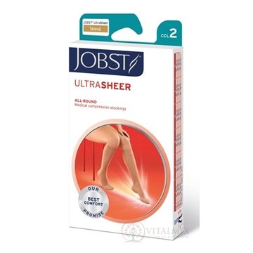 JOBST ULTRA SHEER kompresívne lýtkové pančuchy II.KT, s otvorenou špičkou, telové, veľ. IV., 1x1 pár obrázok