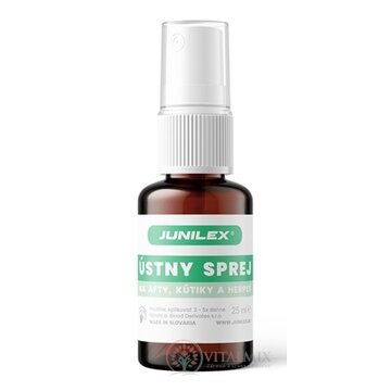 JUNILEX Ústny sprej na afty, kútiky a herpes 1x25 ml obrázok