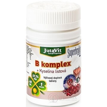 JutaVit B-komplex + kyselina listová tbl 1x60 ks obrázok