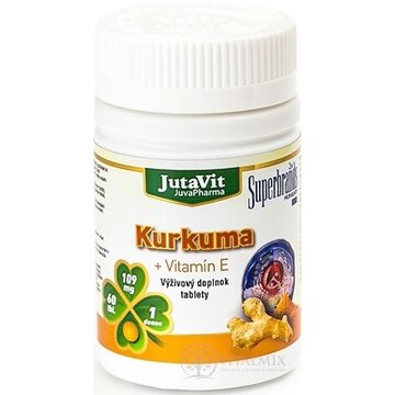 JutaVit Kurkuma + Vitamín E tbl 1x60 ks obrázok