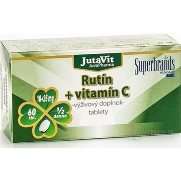 JutaVit Rutín + vitamín C tbl 1x60 ks obrázok
