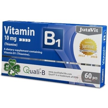 JutaVit Vitamín B1 10 mg tbl 1x60 ks obrázok