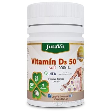 JutaVit Vitamín D3 50 soft cps 1x100 ks obrázok