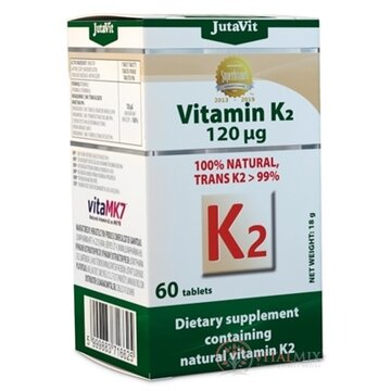 JutaVit Vitamín K2 prírodný 120 µg tbl 1x60 ks obrázok