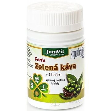 JutaVit Zelená káva Forte + Chróm tbl 1x60 ks obrázok