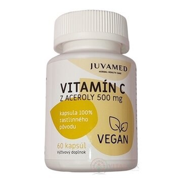 JUVAMED VITAMÍN C Z ACEROLY 500 mg cps 1x60 ks obrázok