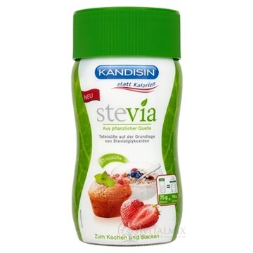 KANDISIN Stevia práškové stolové sladidlo, rastlinné (PET) 1x75 g obrázok