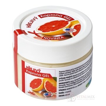 KAPRONA Hrejivý gél 1x250 ml obrázok