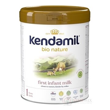 KENDAMIL BIO Nature 1 DHA+ počiatočná mliečna dojčenská výživa (od narodenia) 1x800 g obrázok