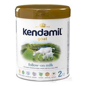 KENDAMIL Kozie následné mlieko 2 (inov. 2023) následná mliečna výživa (od ukonč. 6. mesiaca) 1x800 g obrázok