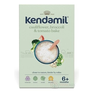 KENDAMIL Mliečna kaša s brokolicou, karfiolom a paradajkami (od ukonč. 6. mesiaca) 1x150 g obrázok