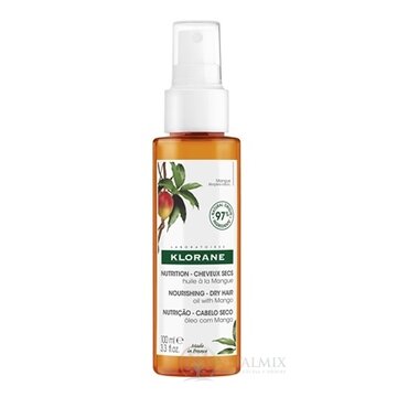 KLORANE HUILE DE MANGUE mangový olej, vyživujúci pre suché vlasy 1x100 ml obrázok