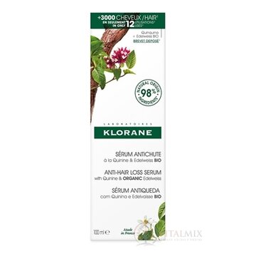 KLORANE SERUM ATICHUTE Quinine & Edelweiss BIO Sérum s chinínom a plesnivcom alpským 1x100 ml obrázok