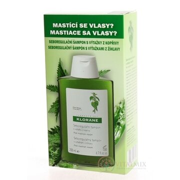 KLORANE SHAMPOOING à l'Ortie šampón s výťažkami zo žíhľavy, mastné vlasy 1x200 ml obrázok