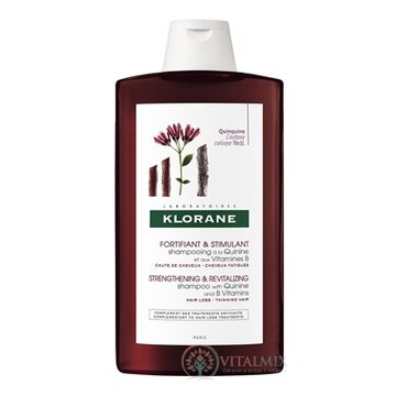 KLORANE SHAMPOOING À LA QUININE ET AUX VITAMINES B posilňujúci vlasový šampón s chinínom a vitamínmi B 1x400 ml obrázok