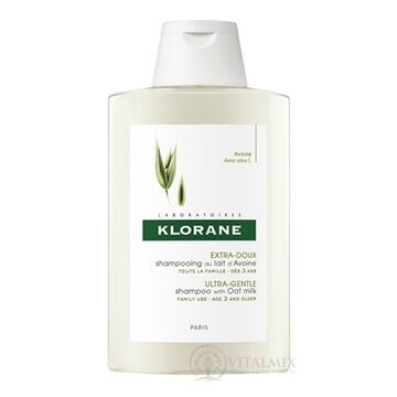 KLORANE SHAMPOOING AU LAIT D'AVOINE šampón s ovseným mliekom 1x200 ml obrázok