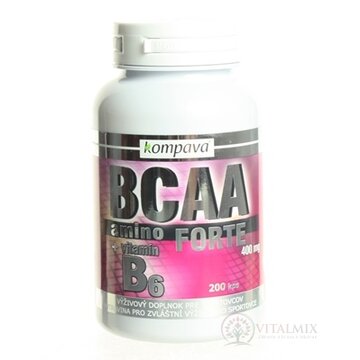 kompava AMINO BCAA forte cps 1x200 ks obrázok