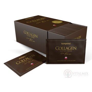 kompava COLLAGEN Coffee Cream vrecúška (prášok do kávy) 30x6 g obrázok