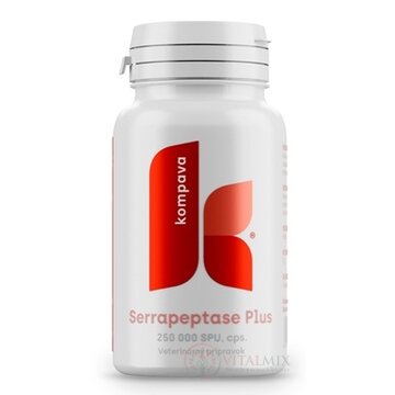 kompava Serrapeptase Plus 250 000 SPU cps (pre zvieratá) 1x90 ks obrázok