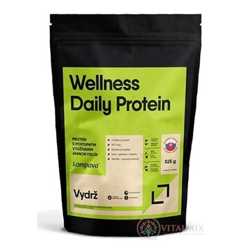 kompava WELLNESS PROTEIN Daily prášok, príchuť kokos a čokoláda, 1x525 g obrázok