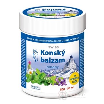 KONSKÝ BALZAM SWISS chladivý 500+50 ml zadarmo (550 ml) obrázok